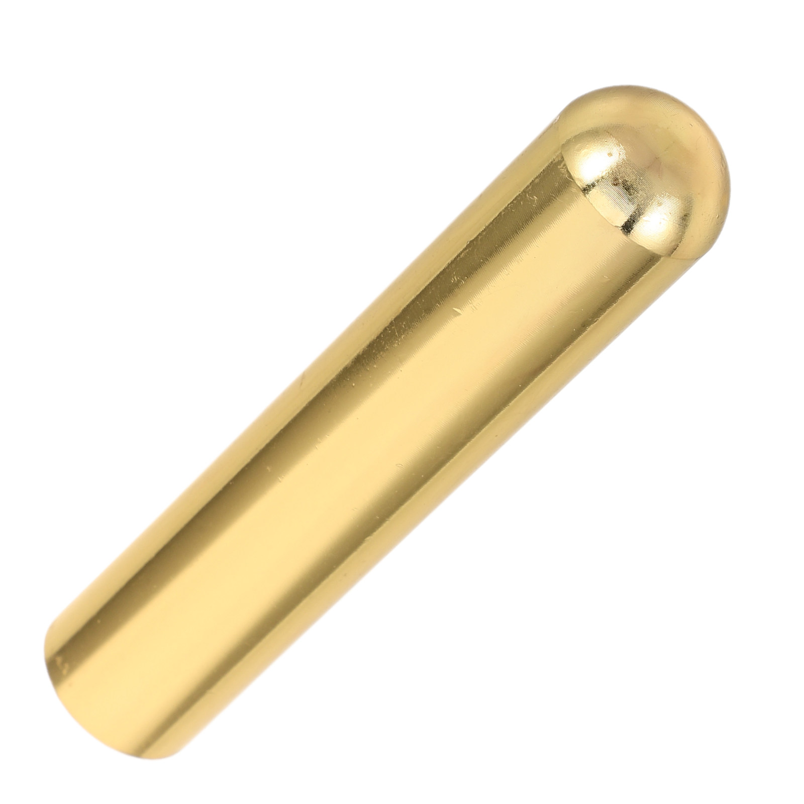 Guitar Slide Tube - Medium Solid Steel Guitar Slide Golden