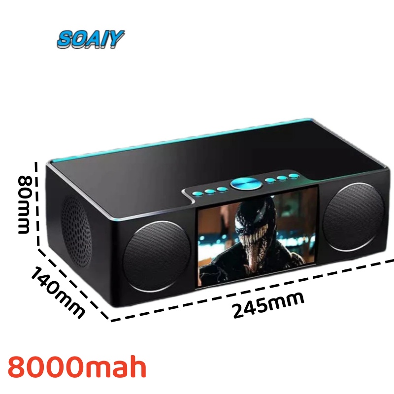 Audio Visualizer Music Player - Gia Đình Loa Bluetooth 4.3 