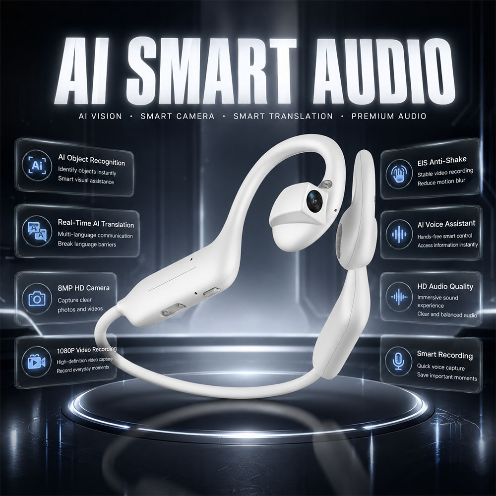 Audio To Music - NEW 1080P UHD Bluetooth Earphones 800W