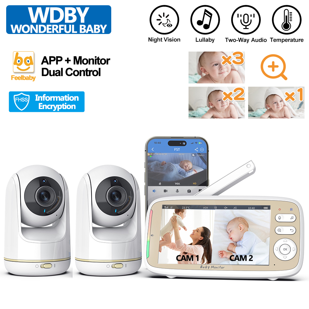 VB803 PRO Baby Monitor with 2p - đánh giá và giá Audio Hd Music