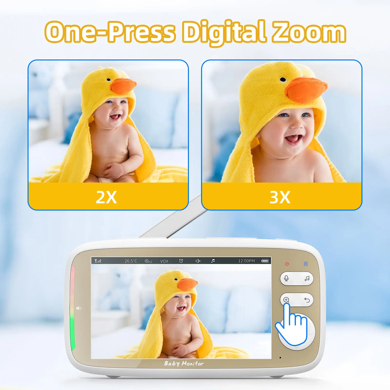 VB803 PRO Baby Monitor with 2p - đánh giá và giá Audio Hd Music