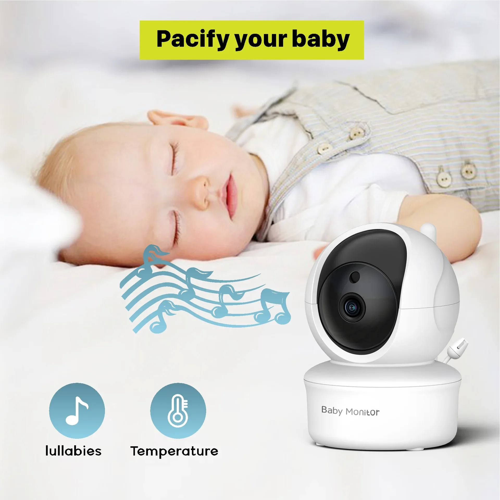 5.0 Inch Video Baby Monitor Wi - đánh giá và giá Audio Hd Music