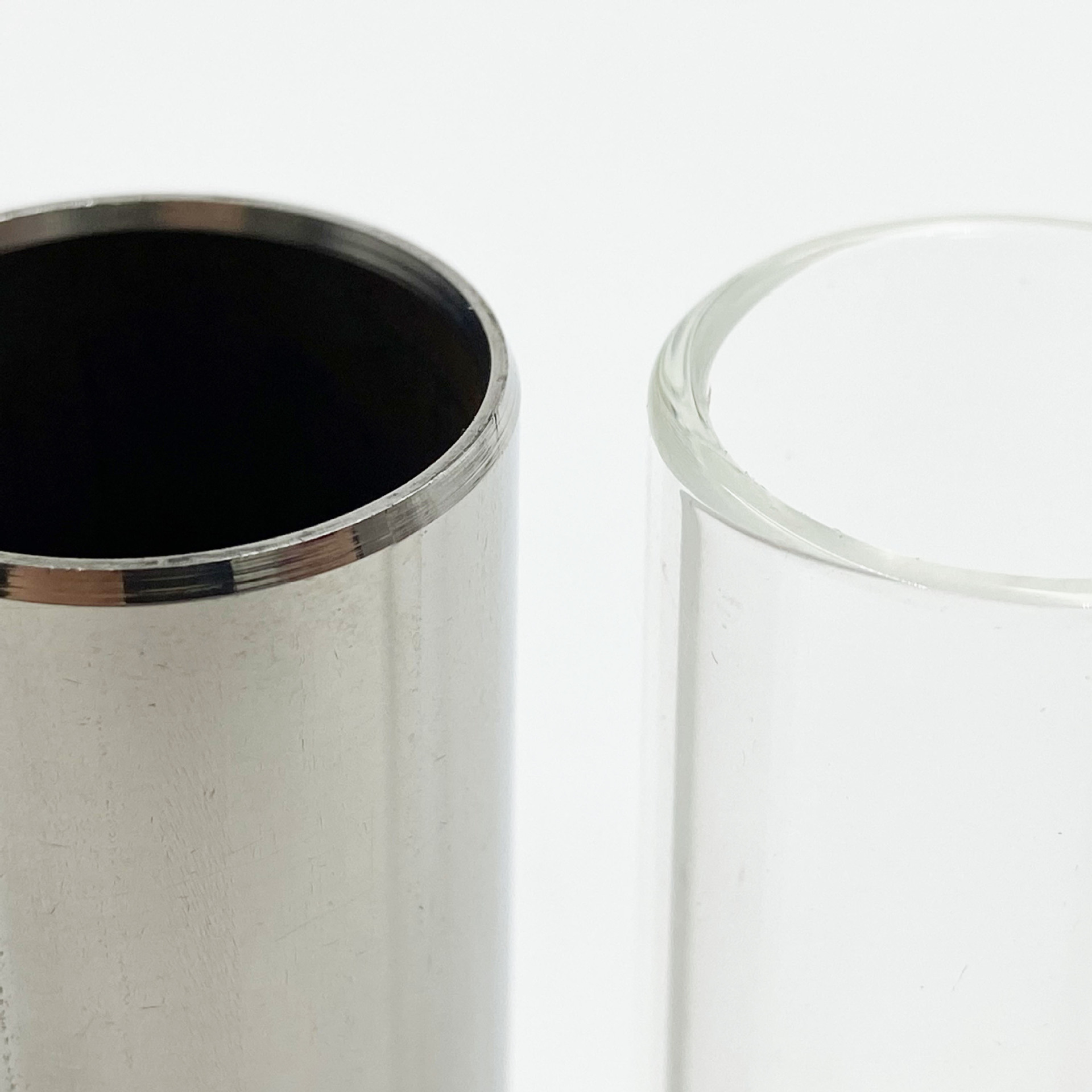 Guitar Glass + Stainless Steel - đánh giá và giá Guitar Slide Tube