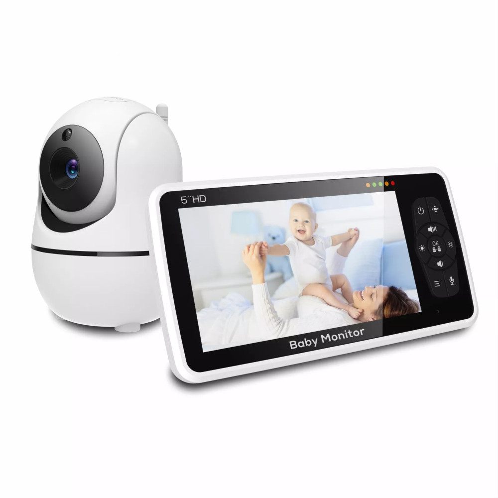 New 5 Inch Video Baby Monitor  - đánh giá và giá Zoom Audio Music