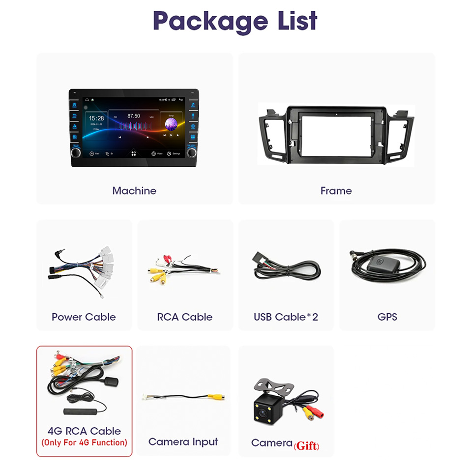 For Toyota RAV4 2012 - 2018 Ca - đánh giá và giá Audio Music Player Pc