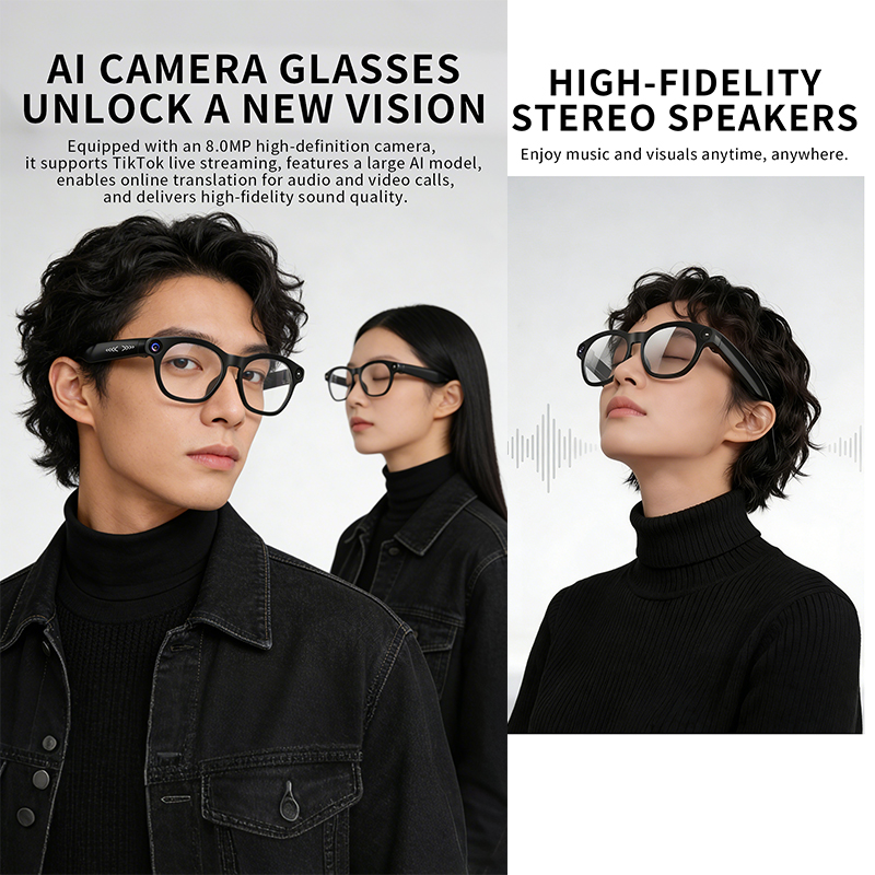 2026 Smart Glasses 800W Camera - đánh giá và giá Audio Music Free Online