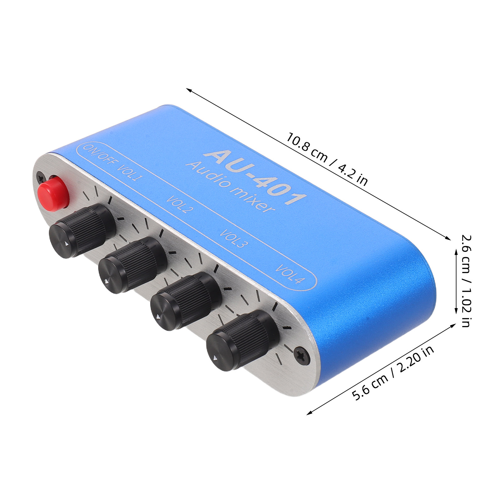 4 Channel Audio Mixer Compact  - đánh giá và giá Audio To Music