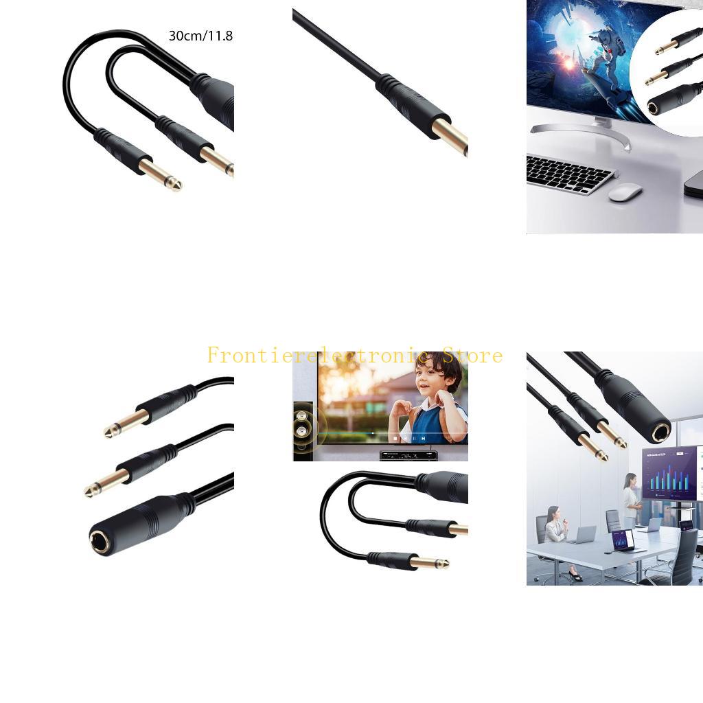 G8DB 2x 1/4inch 6.35mm đến 6.3 - đánh giá và giá Audio And Music Splitter