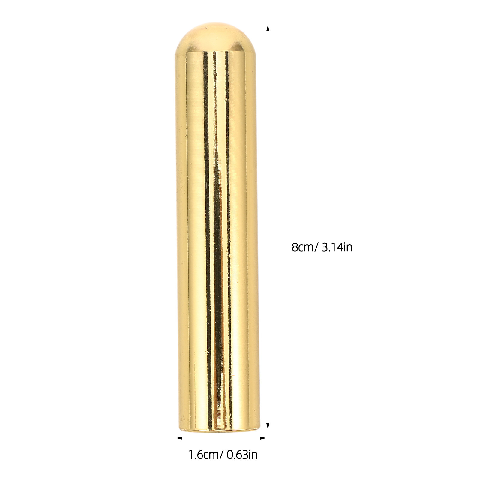 Solid Steel Guitar Slide Golde - đánh giá và giá Guitar Slide Tube