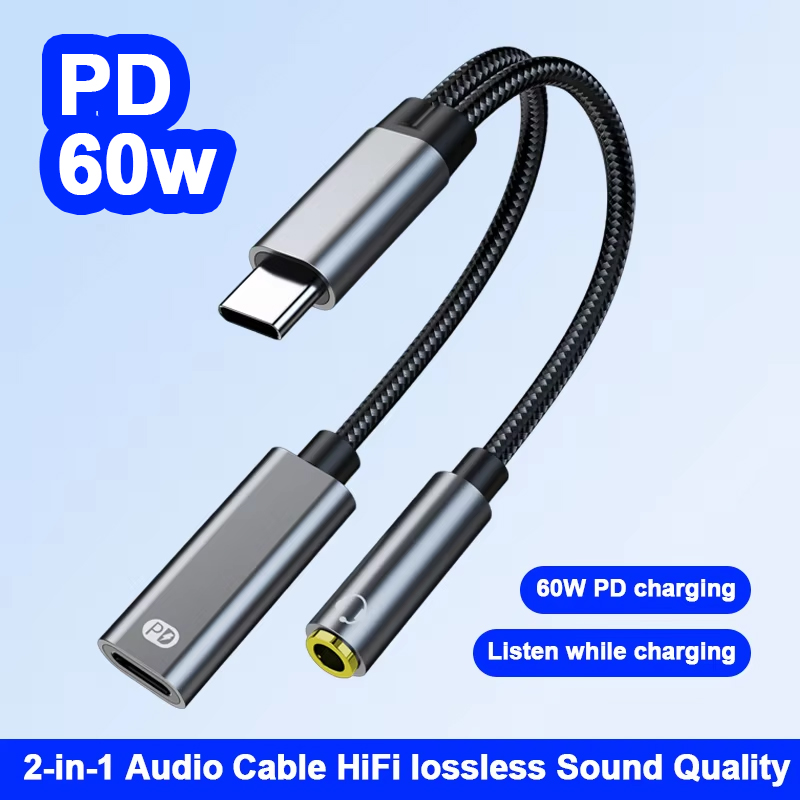Type C Male To 3.5MM Jack Audi - đánh giá và giá Audio And Music Splitter