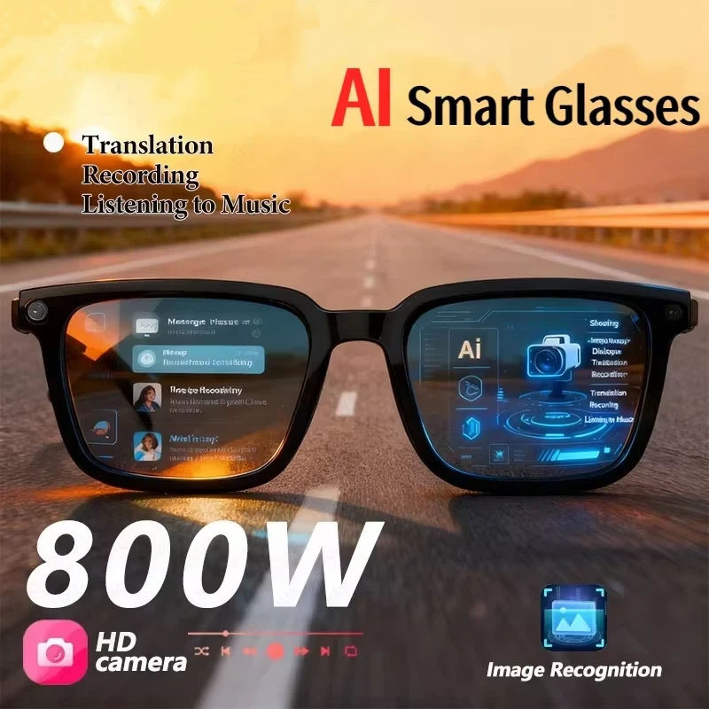 AI Smart Glasses 8K HD Photoch - đánh giá và giá Audio To Music