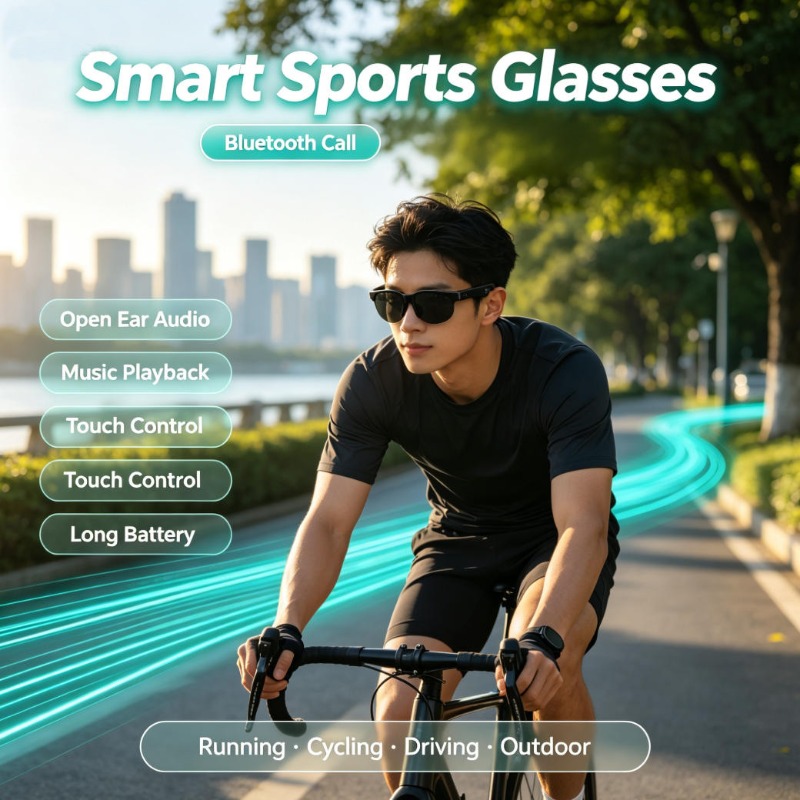 Smart Sports Glasses Open Ear  - đánh giá và giá Audio To Music